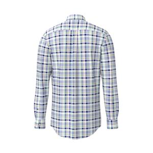 Fynch-Hatton Washed Oxford Check Button Down Shirt